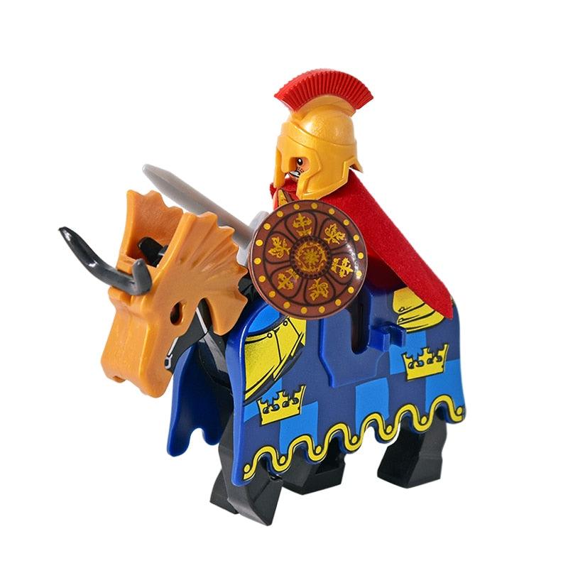 Figurines Lego médiévales Guerriers moyen-âge