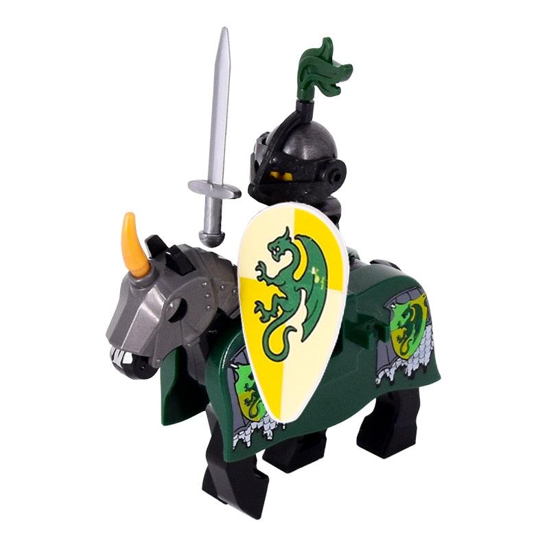 Figurines Lego médiévales Guerriers moyen-âge