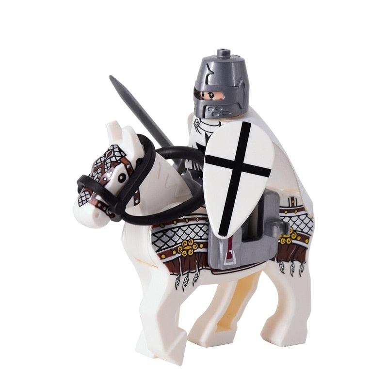 Figurines Lego médiévales Guerriers moyen-âge
