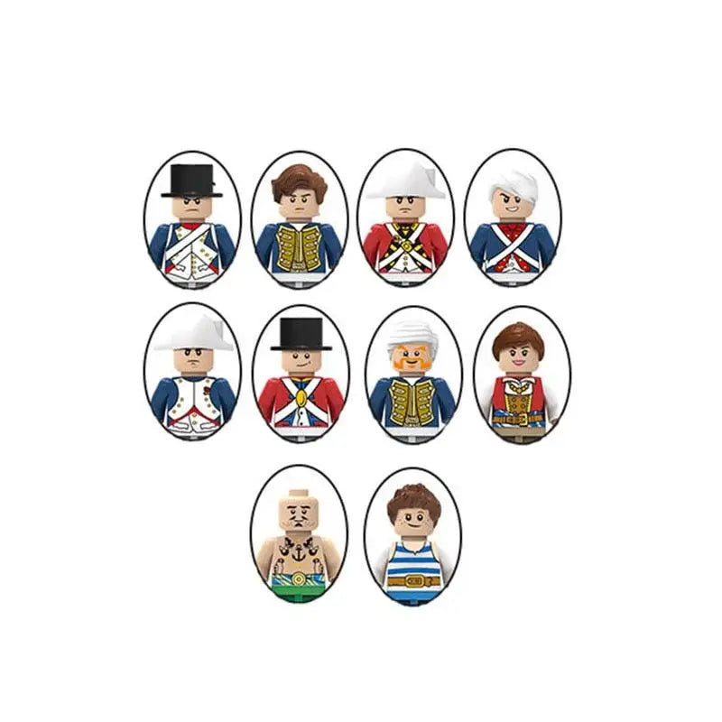Figurines miniatures Pirate des caraïbes pour Lego