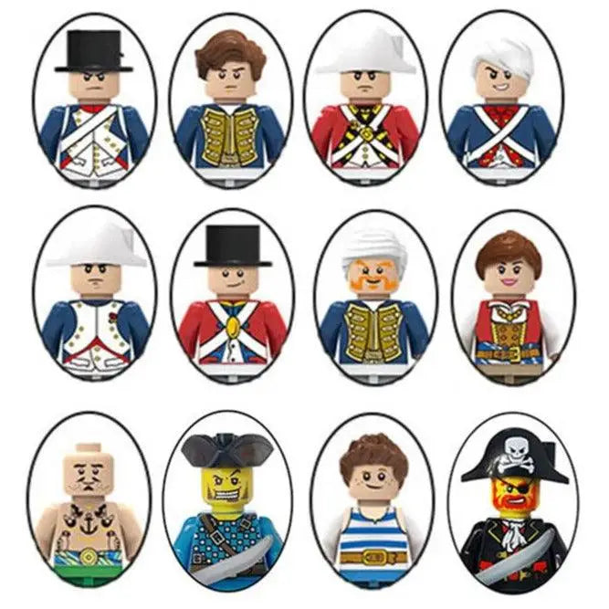 Figurines miniatures Pirate des caraïbes pour Lego