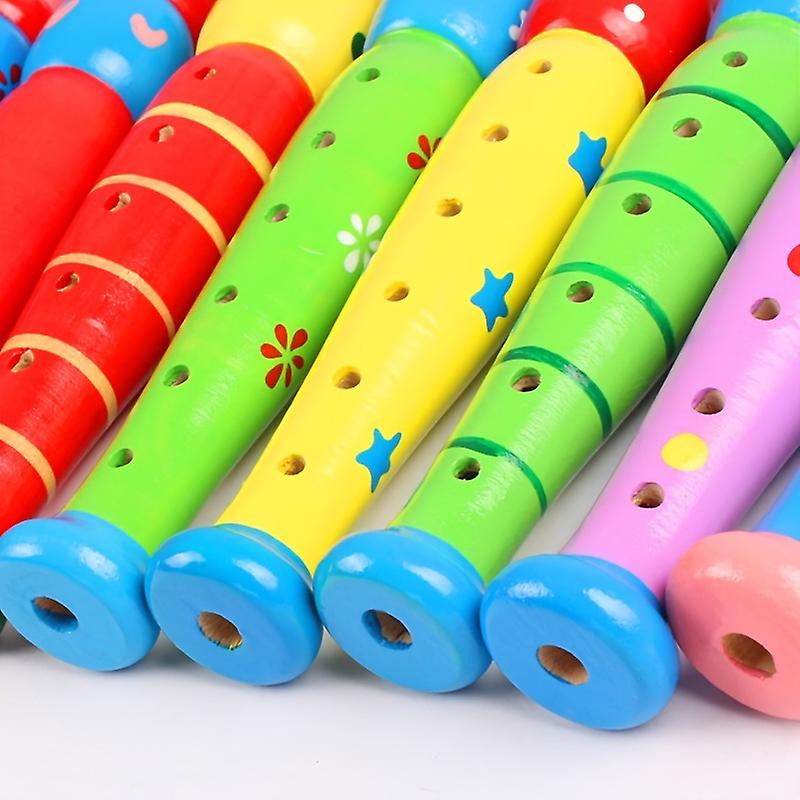 Trompette Colorée en Bois - Montessori