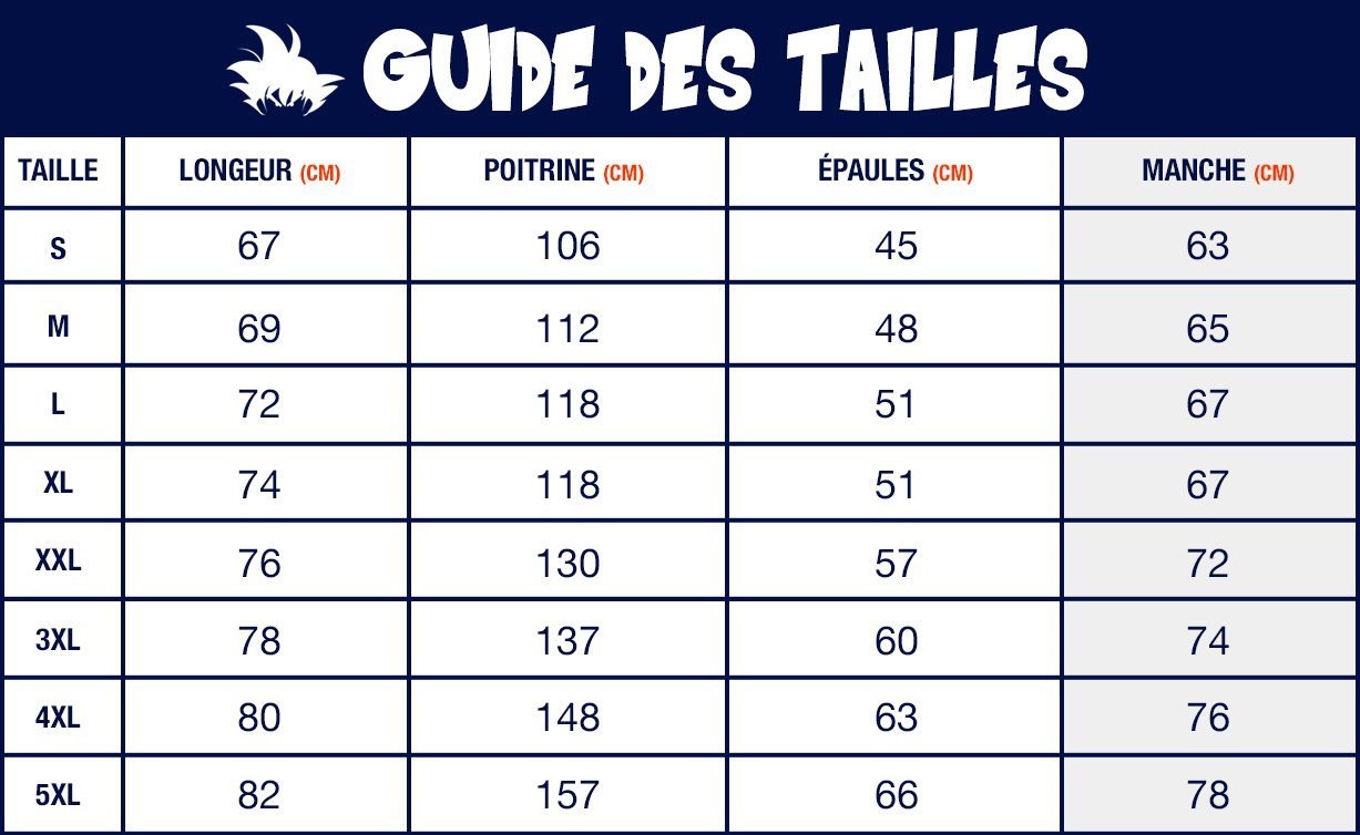 Veste Polaire DBZ Goku Petit (Orange & Bleu)