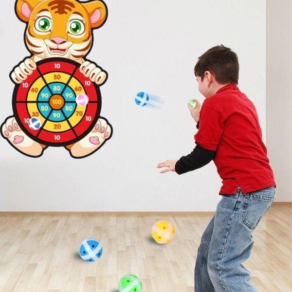 Jeu de cible à scratch