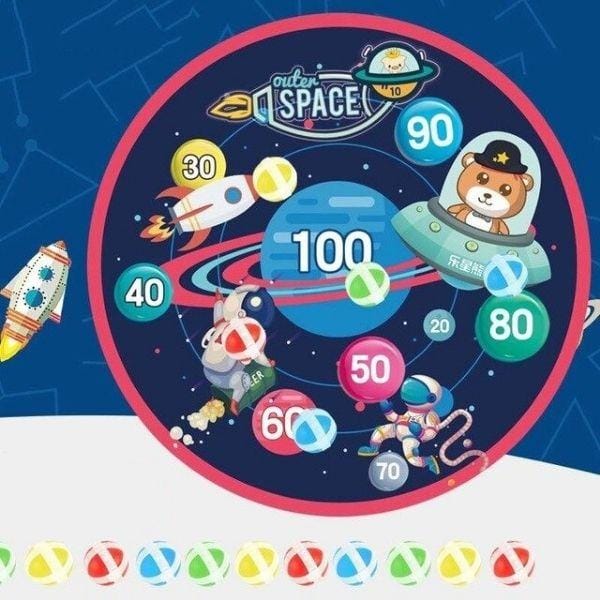 Jeu de cible à scratch