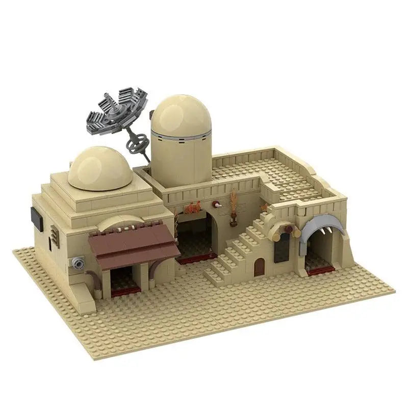 Jeu de construction Maison village desert Tatooine