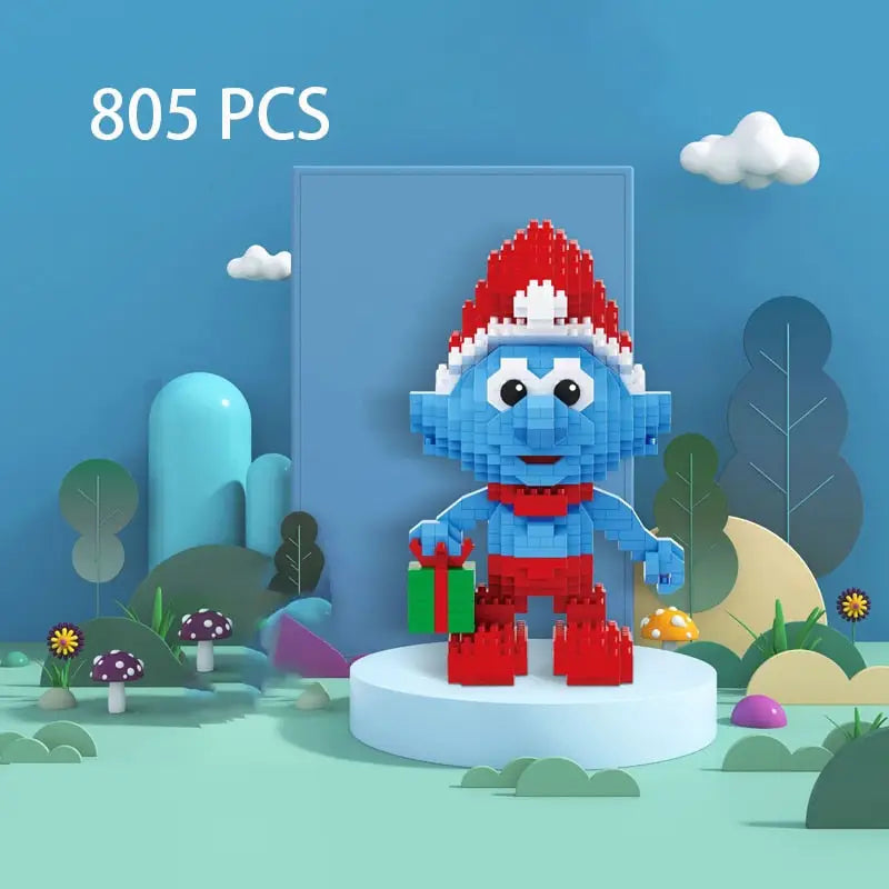 Jeu de construction personnages Schtroumfs