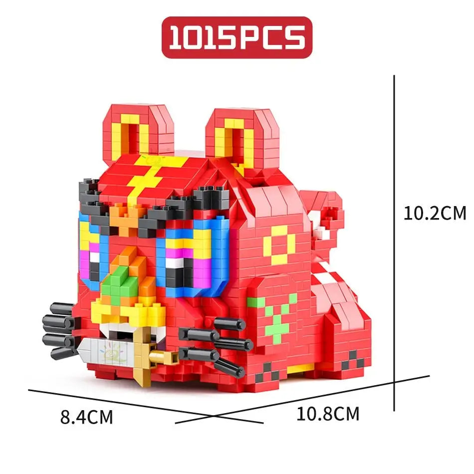 Jeu de construction Tigre Chinois
