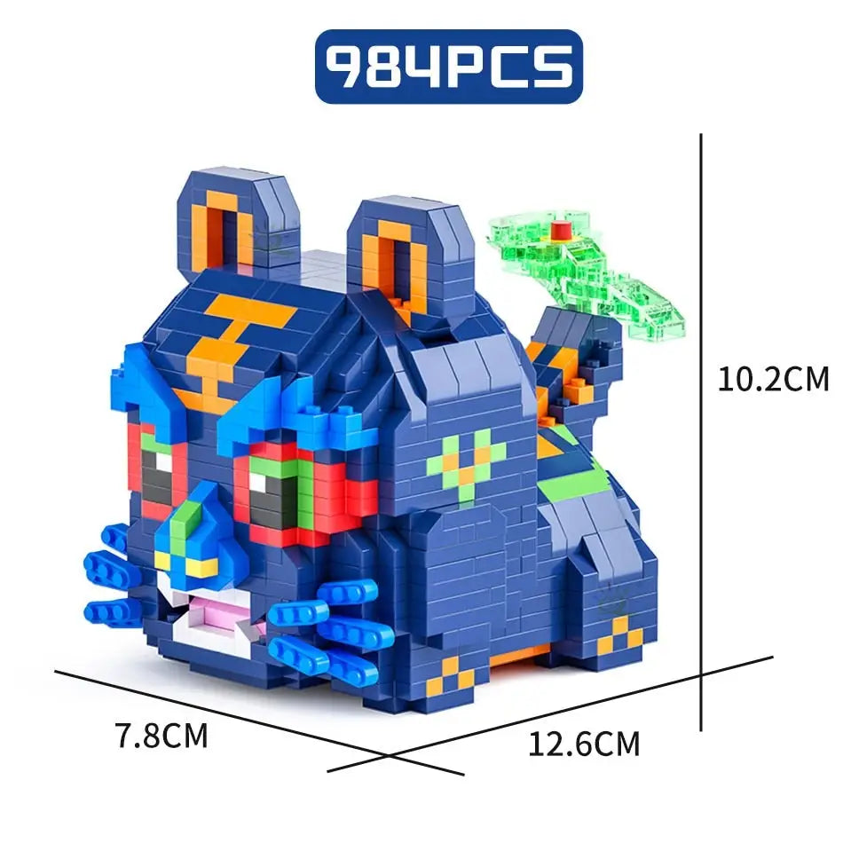 Jeu de construction Tigre Chinois