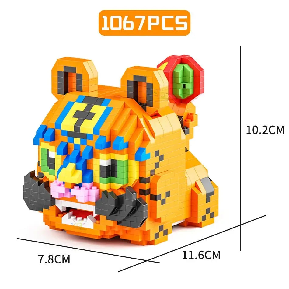 Jeu de construction Tigre Chinois