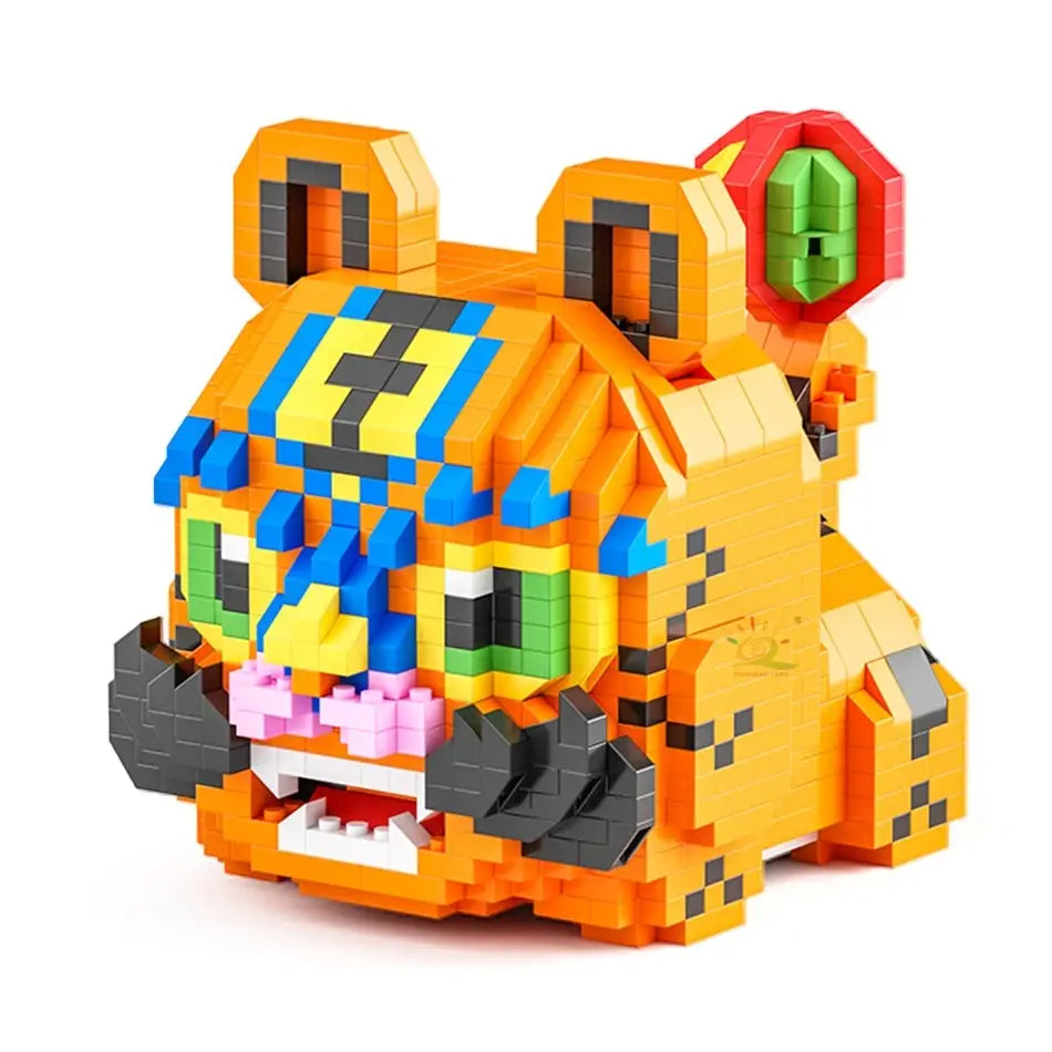 Jeu de construction Tigre Chinois