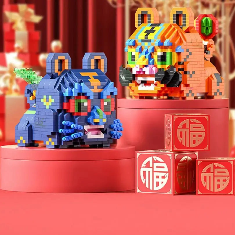 Jeu de construction Tigre Chinois