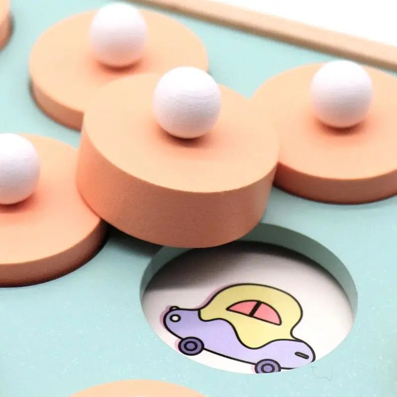 Jeu de mémoire Montessori en bois 3D pour enfants