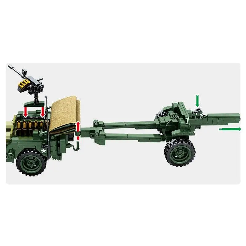 Jeux de construction Jeep anti-aviation