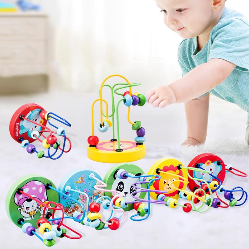 Cube de Perles de Labyrinthe Montessori - Lion