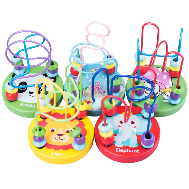 Cube de Perles de Labyrinthe Montessori - Lion