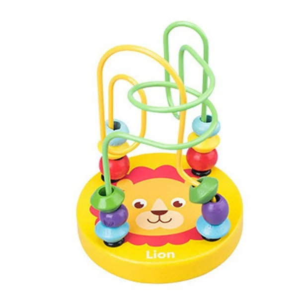 Cube de Perles de Labyrinthe Montessori - Lion
