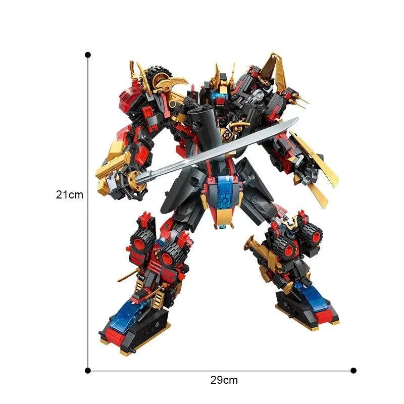 Jouet de construction Robot Mecha 6 en 1