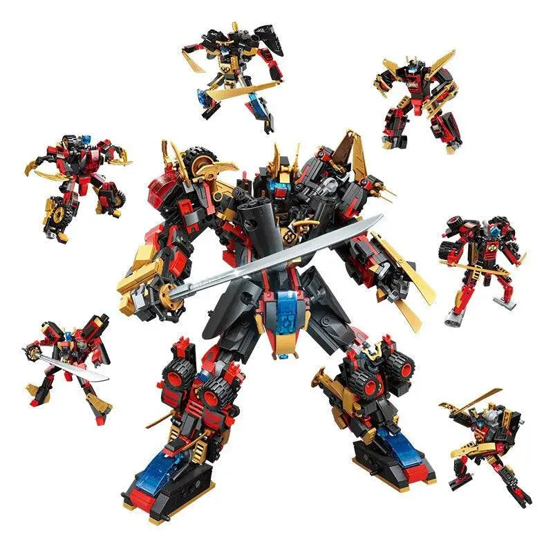 Jouet de construction Robot Mecha 6 en 1