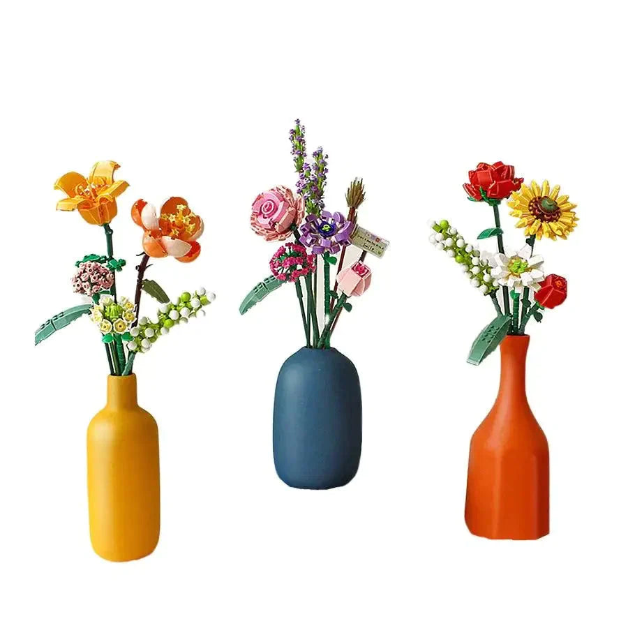 Jouet Lego bouquets de fleurs romantiques