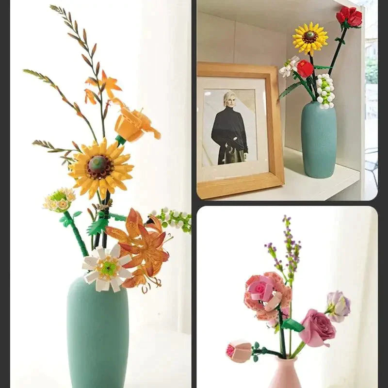Jouet Lego bouquets de fleurs romantiques