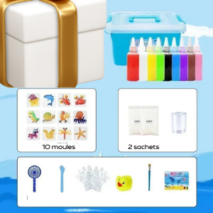 Univers Aquatique en 3D : Kit de Création de Jouet Magique