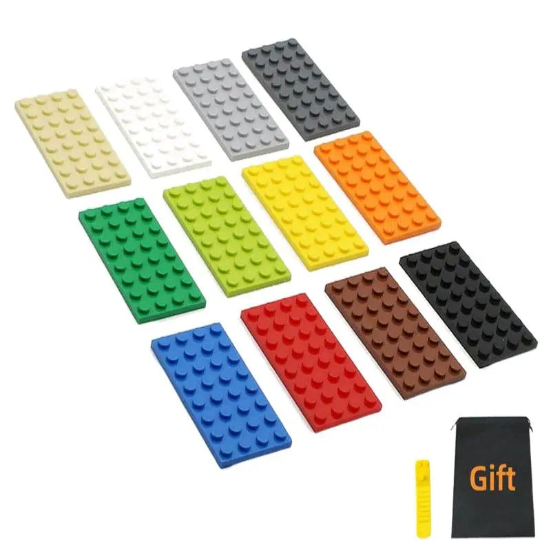 Lot de 30 Plaques de Base Lego Jeu de construction 4x8cm