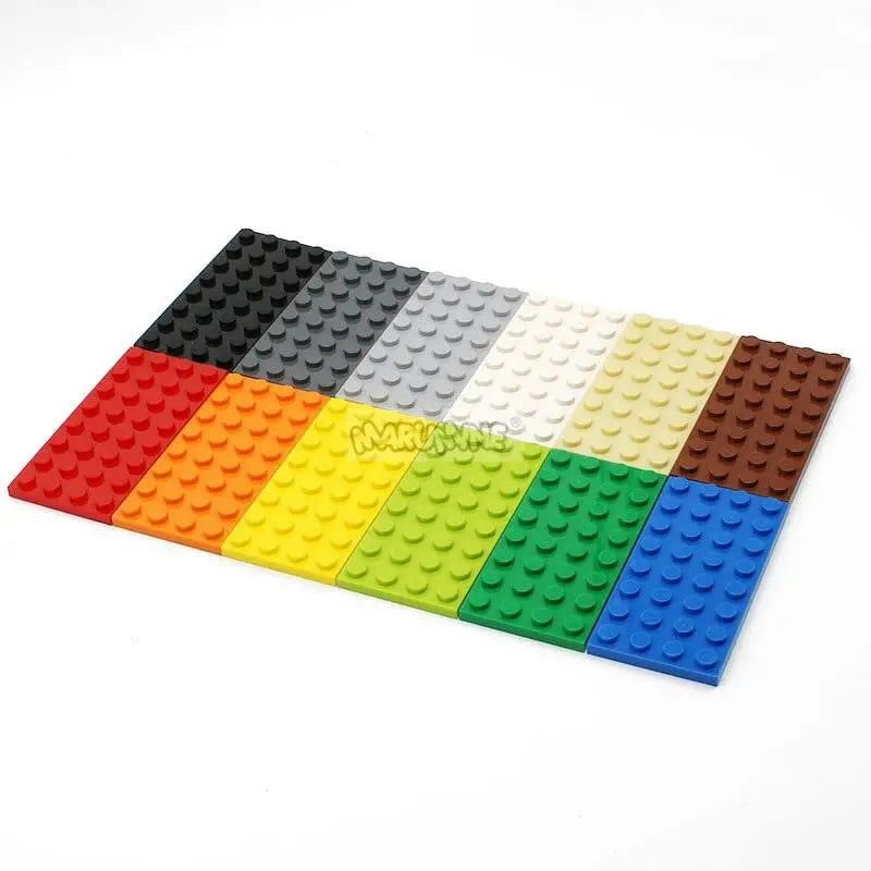 Lot de 30 Plaques de Base Lego Jeu de construction 4x8cm