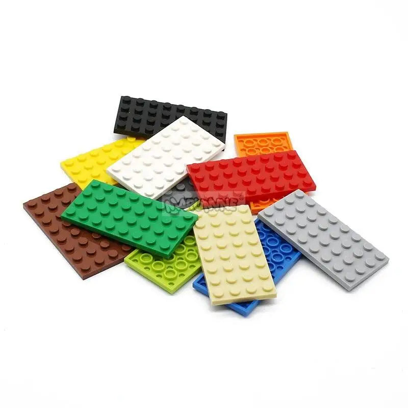 Lot de 30 Plaques de Base Lego Jeu de construction 4x8cm