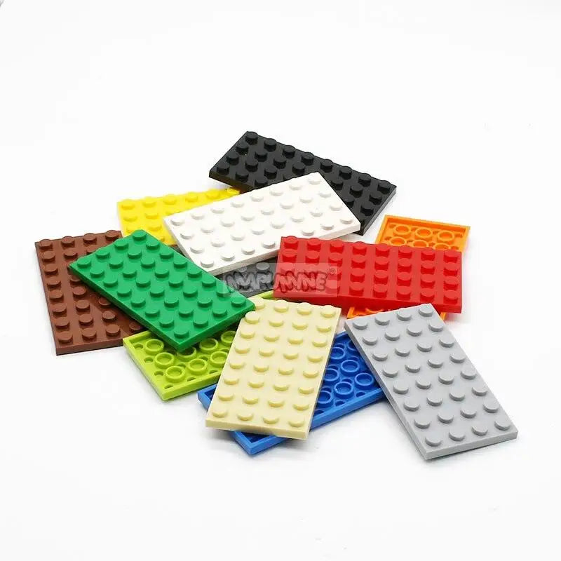 Lot de 30 Plaques de Base Lego Jeu de construction 4x8cm