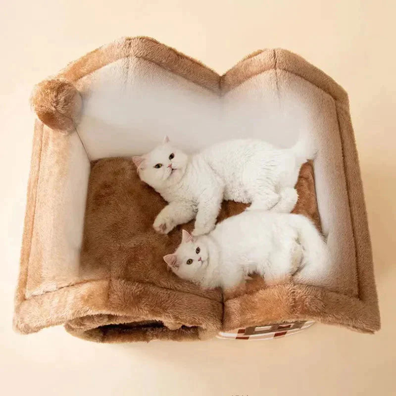 Maison Lit chaud peluche pour animaux
