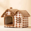 Maison Lit chaud peluche pour animaux