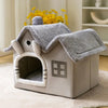 Maison Lit chaud peluche pour animaux