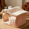 Maison Lit chaud peluche pour animaux