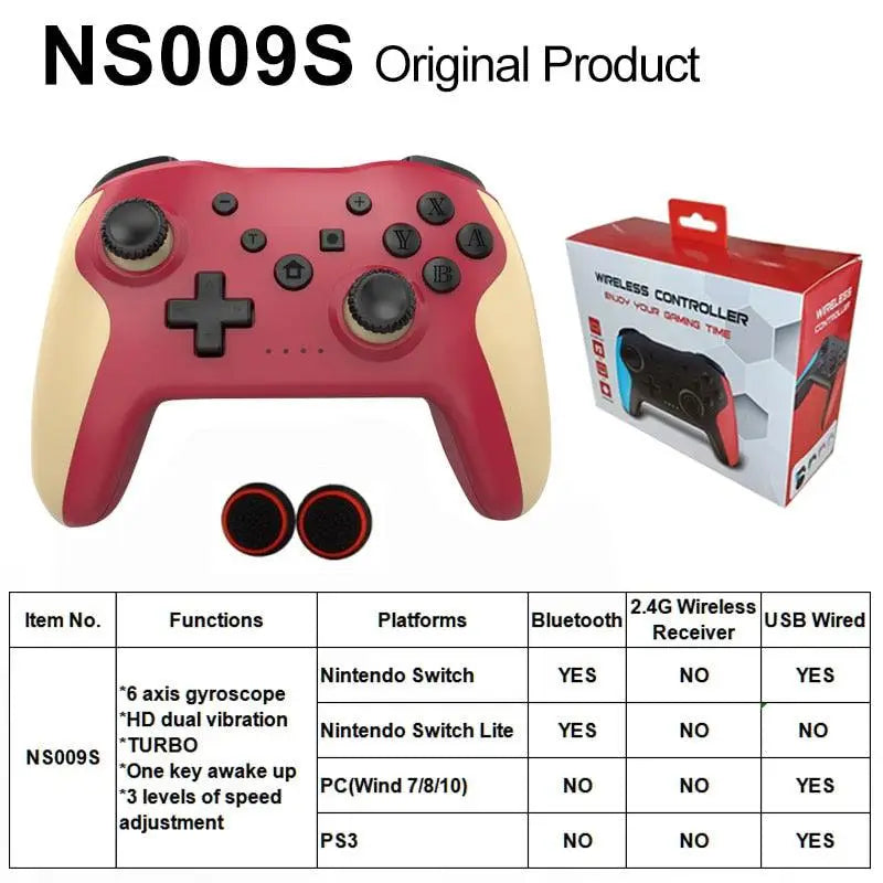 Manette Bluetooth Original pour Switch Pro PC