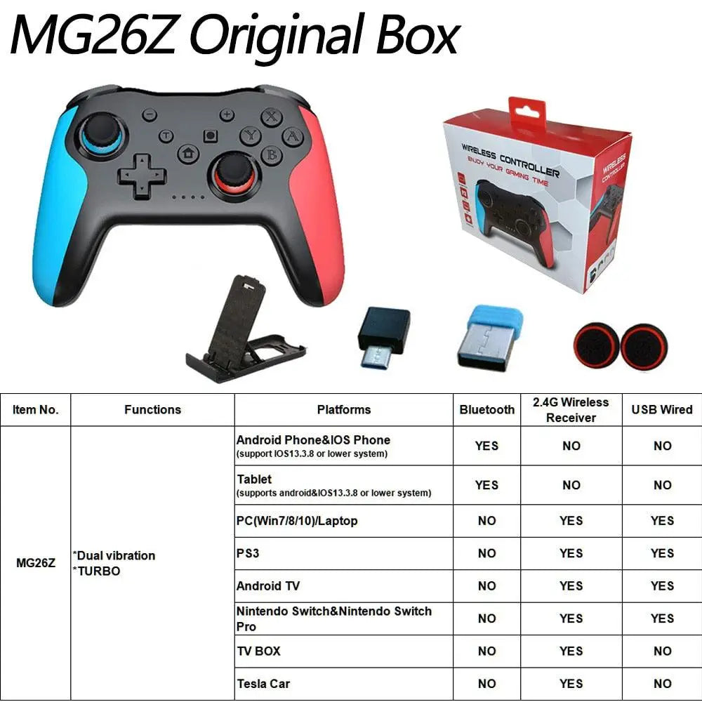 Manette Bluetooth Original pour Switch Pro PC