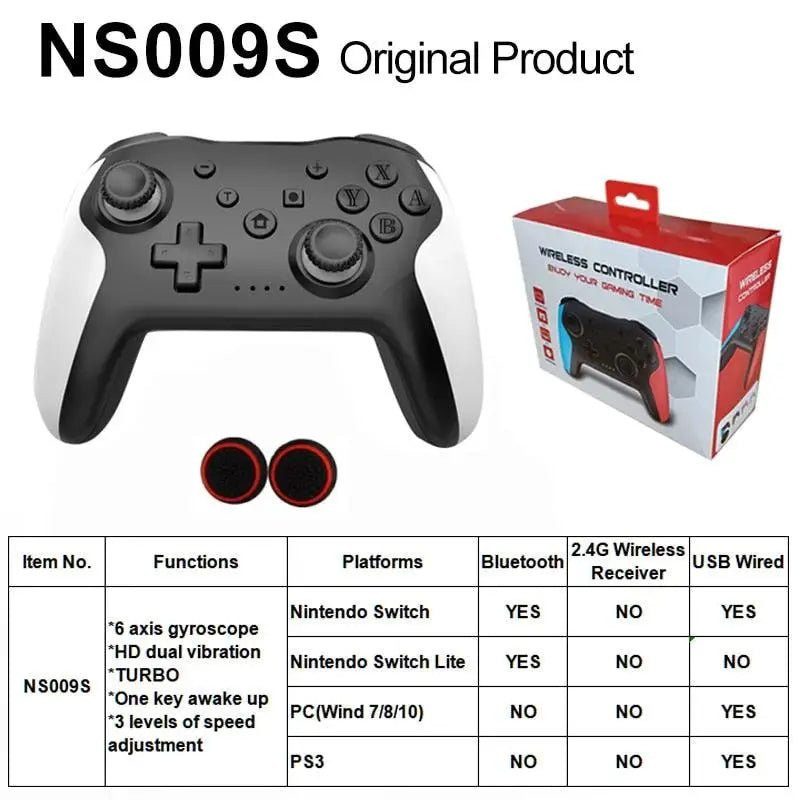 Manette Bluetooth Original pour Switch Pro PC