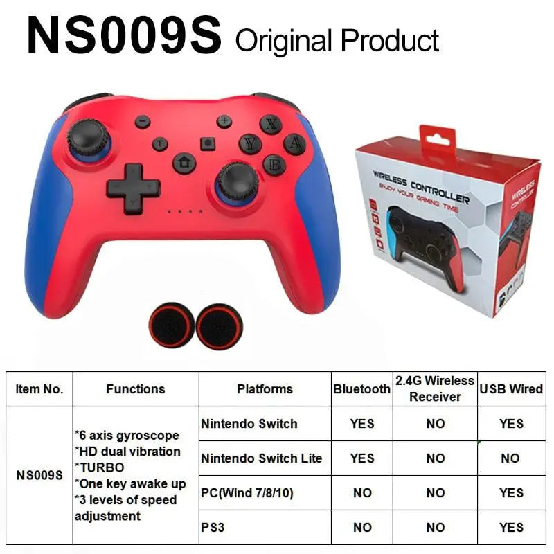 Manette Bluetooth Original pour Switch Pro PC