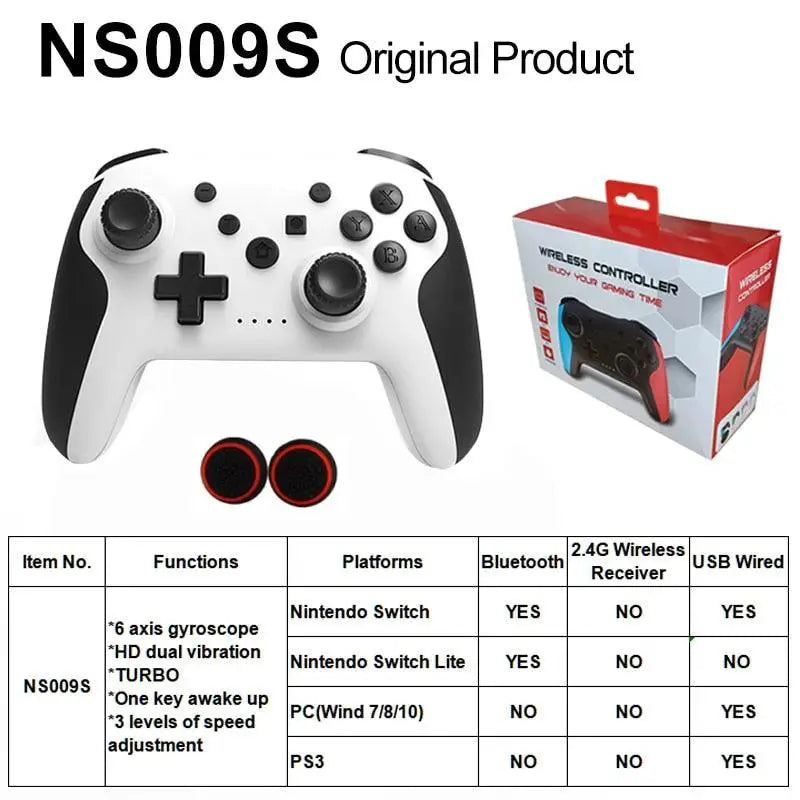 Manette Bluetooth Original pour Switch Pro PC