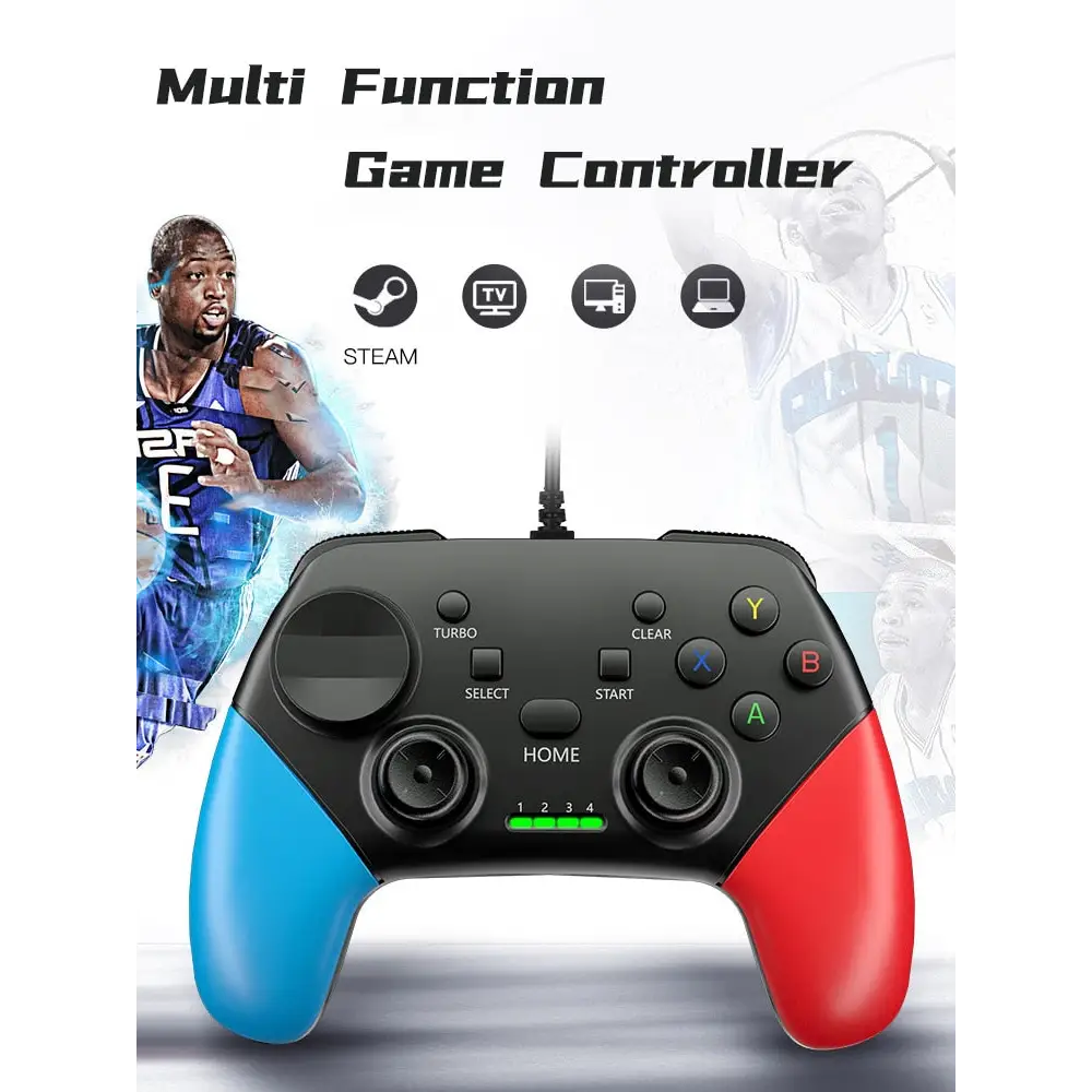 Manette de jeu Bluetooth pour Switch et PC