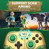 Manette Nintendo Switch OLED Vert Doré Zelda TOTK