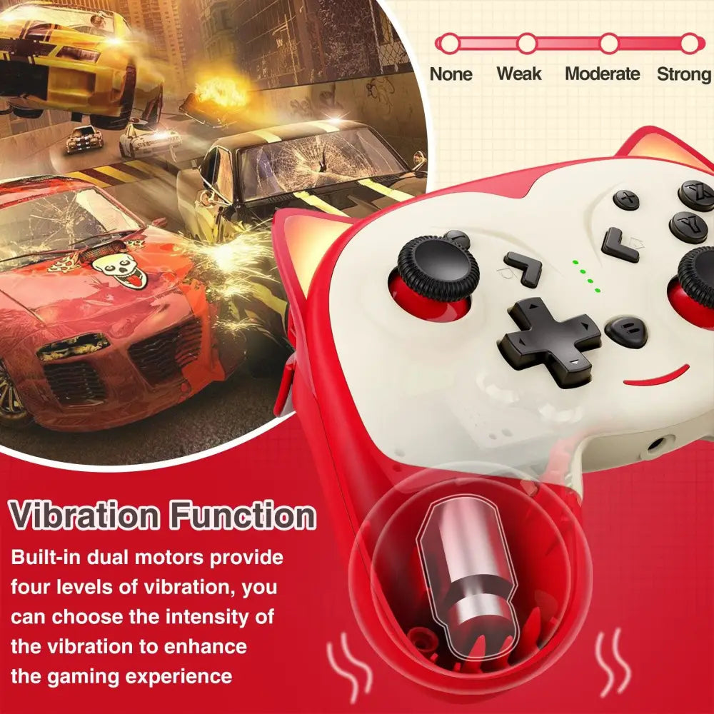 Manette Pro Bluetooth Chien pour Nintendo Switch