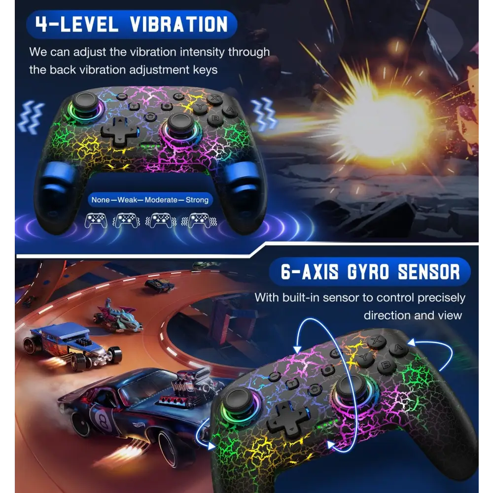 Manette Pro RGB Nintendo Switch OLED
