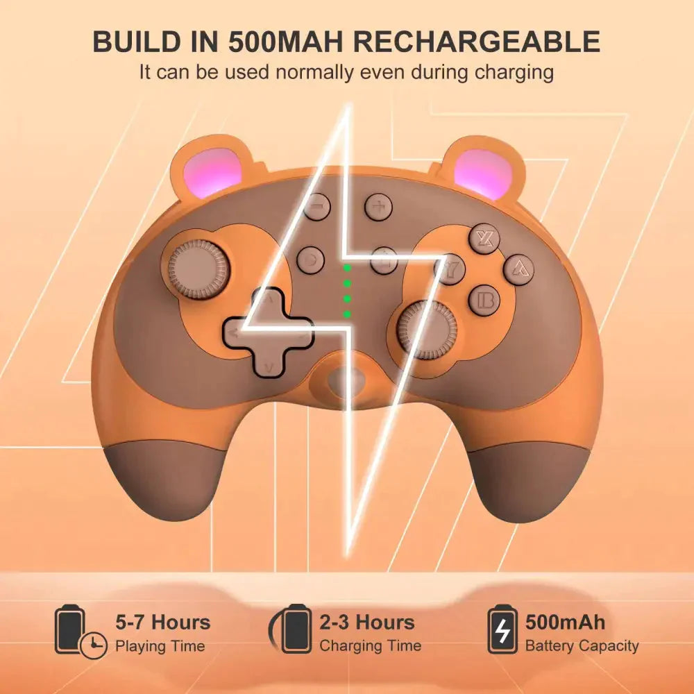 Manette Pro sans fil Nintendo Switch Animal Crossing