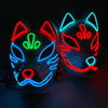 Masque Halloween LED Néon