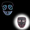 Masque Halloween LED Néon