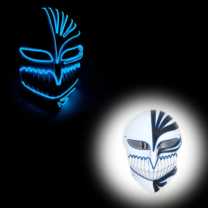 Masque Halloween LED Néon