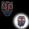 Masque Halloween LED Néon