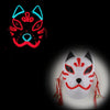 Masque Halloween LED Néon