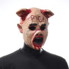 Masque Halloween Tête de Cochon Ensanglanté